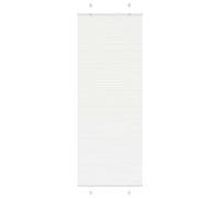 vidaXL Estor Plisado Blanco 75x200 cm Tela Ancho 74,4 cm Poliéster, Estor Plisado para Ventana, Estor Plisado para Ventana, Estor Tipo acordeón para Ventana