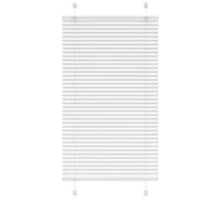 vidaXL Estor Plisado Blanco 80x100 cm Tela Ancho 79,4 cm Poliéster, Estor Plisado para Ventana, Estor Plisado para Ventana, Estor Tipo acordeón para Ventana
