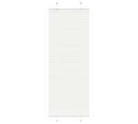 vidaXL Estor Plisado Blanco 80x200 cm Tela Ancho 79,4 cm Poliéster, para Ventana