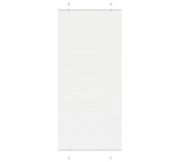 vidaXL Estor Plisado Blanco 90x200 cm Tela Ancho 89,4 cm Poliéster, Estor Plisado para Ventana, Estor Plisado para Ventana, Estor Tipo acordeón para Ventana