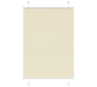 vidaXL Estor Plisado Crema 95x150 cm Tela Ancho 94,4 cm Poliéster, Estor Plisado para Ventana, Estor Plisado para Ventana, Estor Tipo acordeón para Ventana