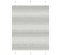 vidaXL Estor Plisado Gris Claro 105x100 cm Tela Ancho 104,4 cm, Estor Plisado para Ventana, Estor Plisado para Ventana, Estor Tipo acordeón para Ventana