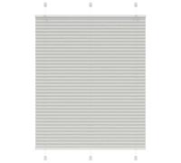 vidaXL Estor Plisado Gris Claro 105x150 cm Tela Ancho 104,4 cm, Estor Plisado para Ventana, Estor Plisado para Ventana, Estor Tipo acordeón para Ventana