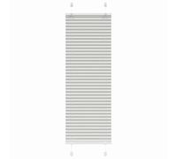 vidaXL Estor Plisado Gris Claro 45x150 cm Tela Ancho 44,4 cm Poliéster, Estor Plisado para Ventana, Estor Plisado para Ventana, Estor Tipo acordeón para Ventana