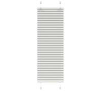 vidaXL Estor Plisado Gris Claro 50x150 cm Tela Ancho 49,4 cm Poliéster, Estor Plisado para Ventana, Estor Plisado para Ventana, Estor Tipo acordeón para Ventana