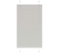 vidaXL Estor Plisado Gris Claro 70x100 cm Tela Ancho 69,4 cm Poliéster, Estor Plisado para Ventana, Estor Plisado para Ventana, Estor Tipo acordeón para Ventana