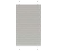 vidaXL Estor Plisado Gris Claro 75x150 cm Tela Ancho 74,4 cm Poliéster, Estor Plisado para Ventana, Estor Plisado para Ventana, Estor Tipo acordeón para Ventana