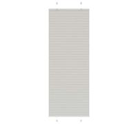 vidaXL Estor Plisado Gris Claro 75x200 cm Tela Ancho 74,4 cm Poliéster, Estor Plisado para Ventana, Estor Plisado para Ventana, Estor Tipo acordeón para Ventana