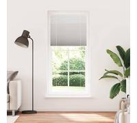 vidaXL Estor Plisado Gris Claro 85x200 cm Tela Ancho 84,4 cm Poliéster, Estor Plisado para Ventana, Estor Plisado para Ventana, Estor Tipo acordeón para Ventana