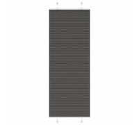 vidaXL Estor Plisado Negro 70x200 cm Tela Ancho 69,4 cm Poliéster