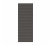 vidaXL Estor Plisado Negro 80x200 cm Tela Ancho 79,4 cm Poliéster