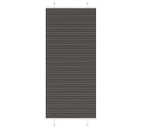 vidaXL Estor Plisado Negro 90x200 cm Tela Ancho 89,4 cm Poliéster