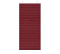 vidaXL Estor Plisado Rojo Burdeos 100x200 cm Tela Ancho 99,4 cm, Estor Plisado para Ventana, Estor Plisado para Ventana, Estor Tipo acordeón para Ventana