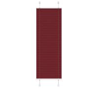 vidaXL Estor Plisado Rojo Burdeos 40x100 cm Tela Ancho 39,4 cm