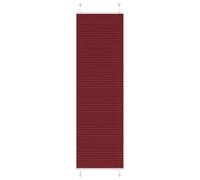 vidaXL Estor Plisado Rojo Burdeos 60x200 cm Tela Ancho 59,4 cm, Estor Plisado para Ventana, Estor Tipo Acordeón para Ventana