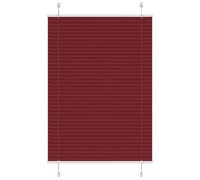 vidaXL Estor Plisado Rojo Burdeos 90x100 cm Tela Ancho 89,4 cm