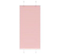 vidaXL Estor Plisado Rosa 60x100 cm Tela Ancho 59,4 cm Poliéster, Estor Plisado para Ventana, Estor Plisado para Ventana, Estor Tipo acordeón para Ventana