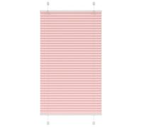 vidaXL Estor Plisado Rosa 75x100 cm Tela Ancho 74,4 cm Poliéster, Estor Plisado para Ventana, Estor Plisado para Ventana, Estor Tipo acordeón para Ventana