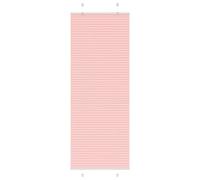 vidaXL Estor Plisado Rosa 75x200 cm Tela Ancho 74,4 cm Poliéster, Estor Plisado para Ventana, Estor Plisado para Ventana, Estor Tipo acordeón para Ventana