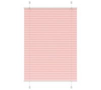 vidaXL Estor Plisado Rosa 85x150 cm Tela Ancho 84,4 cm Poliéster, Estor Plisado para Ventana, Estor Plisado para Ventana, Estor Tipo acordeón para Ventana
