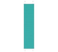vidaXL Estor Plisado Verde petróleo 45x200 cm Tela Ancho 44,4 cm, Estor Plisado para Ventana, Estor Plisado para Ventana, Estor Tipo acordeón para Ventana