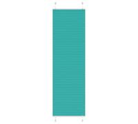 vidaXL Estor Plisado Verde petróleo 60x200 cm Tela Ancho 59,4 cm, Estor Plisado para Ventana, Estor Plisado para Ventana, Estor Tipo acordeón para Ventana