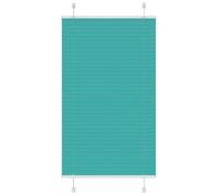 vidaXL Estor Plisado Verde petróleo 80x150 cm Tela Ancho 79,4 cm, Estor Plisado para Ventana, Estor Plisado para Ventana, Estor Tipo acordeón para Ventana