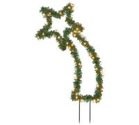 vidaXL Estrella fugaz de Luces Navidad con estacas 115 LED 89 cm