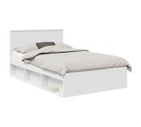 vidaXL Estructura de Cama 120 x 190 cm Madera de ingeniería, Dormitorio Moderno, Diseño Rectangular con Materiales Duraderos para una Decoración del Hogar Estilosa y Funcional, para Cualquier Espacio