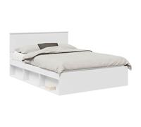 vidaXL Estructura de Cama 140 x 200 cm Madera de ingeniería, Dormitorio Moderno, Diseño Rectangular con Materiales Duraderos para una Decoración del Hogar Estilosa y Funcional, para Cualquier Espacio