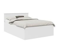 vidaXL Estructura de cama 160 x 200 cm Madera de ingeniería, Rectangular, Minimalista y funcional