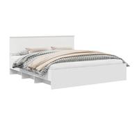 vidaXL Estructura de cama 180 x 200 cm Marco rectangular Madera de ingeniería Diseño minimalista