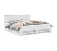 vidaXL Estructura de Cama 180 x 200 cm Madera de ingeniería, Muebles de Dormitorio, diseño Rectangular, Estilo Moderno, Materiales duraderos, para hogar contemporáneo, Organiza tu Espacio
