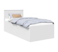 vidaXL Estructura de Cama 90 x 190 cm Madera de ingeniería, Dormitorio, Rectangular, Muebles y Accesorios Modernos y duraderos para una Vida Minimalista, Elegante y Funcional