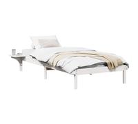 vidaXL Estructura de Cama 90 x 200 cm Madera de Pino Macizo, Estructura de Cama Moderna, de Pino sólido, mobiliario Minimalista, diseño Elegante, Comodidad en tu Dormitorio