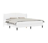 vidaXL Estructura de Cama Blanco 180 x 200 cm Cuero sintético