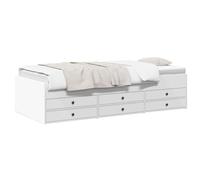 vidaXL Estructura de Cama con Almacenamiento Blanco 80 x 200 cm,