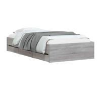vidaXL Estructura de Cama con Almacenamiento Gris Hormigón 80 x 200 cm,