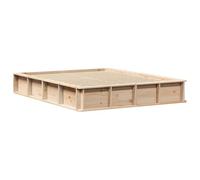 vidaXL Estructura de Cama con Almacenamiento elevable - 150 x 200 cm, de Pino Macizo