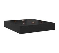 vidaXL Estructura de Cama con Almacenamiento Roble Negro 200X200 cm Madera Elaborada Amplios Cajones Diseño Moderno Fácil Montaje Muebles para Dormitorio de Interior Elegante Minimalista Duradero Fu