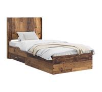 vidaXL Estructura de Cama con Almacenamiento y cabecero