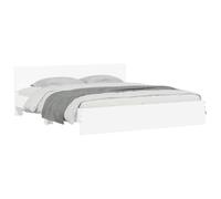 vidaXL Estructura de Cama con cabecero Blanca 160x200 cm