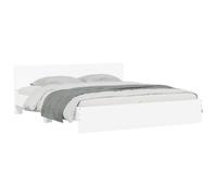 vidaXL Estructura de Cama con cabecero Blanca 200x200 cm