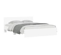 vidaXL Estructura de Cama con cabecero Blanco 152 x 203 cm