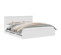 vidaXL Estructura de Cama con cajón 180 x 200 cm Madera Ingenieril, Cama Moderna, diseño Minimalista, Mueble Rectangular, Pieza Funcional, Almacenamiento Oculto, solución para Dormir
