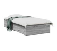 vidaXL Estructura de Cama con cajón Sonoma Gris Madera contrachapada, Base de Cama Moderna y Minimalista, diseño Rectangular, Madera ingeniera, solución Que Ahorra Espacio