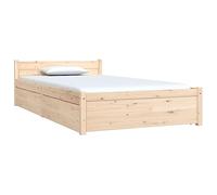 vidaXL Estructura de Cama con Cajones Individual Somier Dormitorio Base Habitación Muebles Mobiliario Hogar Cuarto Descanso 90x190 cm