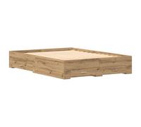 vidaXL Estructura de Cama con Cajones Roble Artisan Madera Ingenierizada