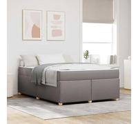 vidaXL Estructura de Cama con Colchón Muebles para Dormitorio Soluciones Modernas para Dormir Decoración del Hogar Diseño Actual Centro de Relajación Conjunto