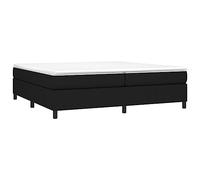 vidaXL Estructura de Cama, Somier de Matrimonio de Listones, Base de Cama Tapizada, Mueble para Dormitorio Hogar, Tela Gris Claro 200x200 cm